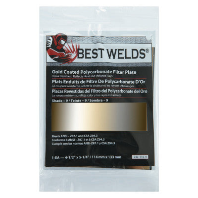 Best Welds Gold Coated Filter Plate
