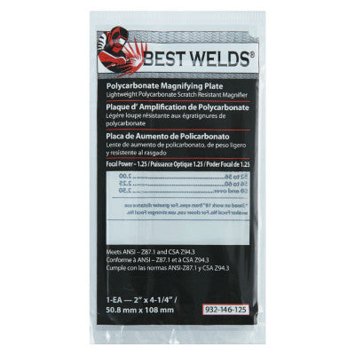 Best Welds Plastic Magnifier Plate