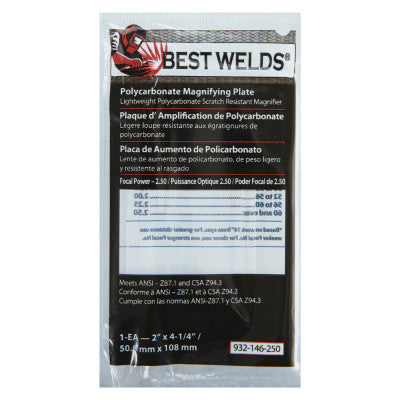 Best Welds Plastic Magnifier Plate