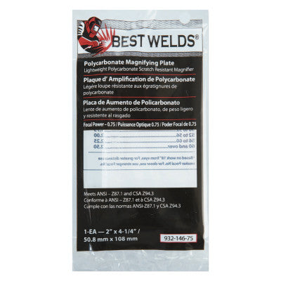 Best Welds Plastic Magnifier Plate
