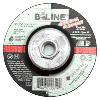 Bee Line Abrasives Depressed Center Grinding Wheels