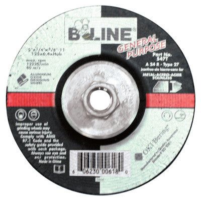 Bee Line Abrasives Depressed Center Grinding Wheels