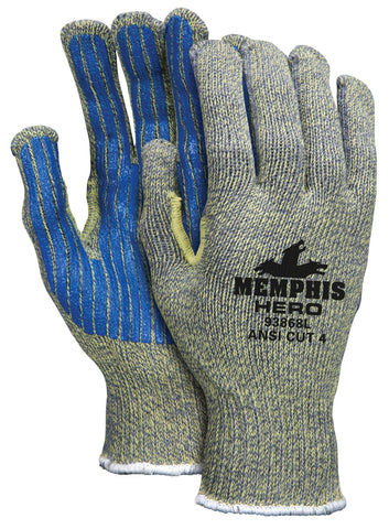 Memphis Hero™ Gloves with PVC Stripes