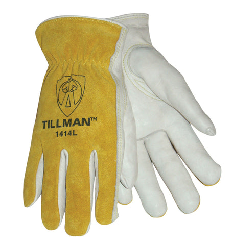 1414 Grain/Split Cowhide Drivers Gloves